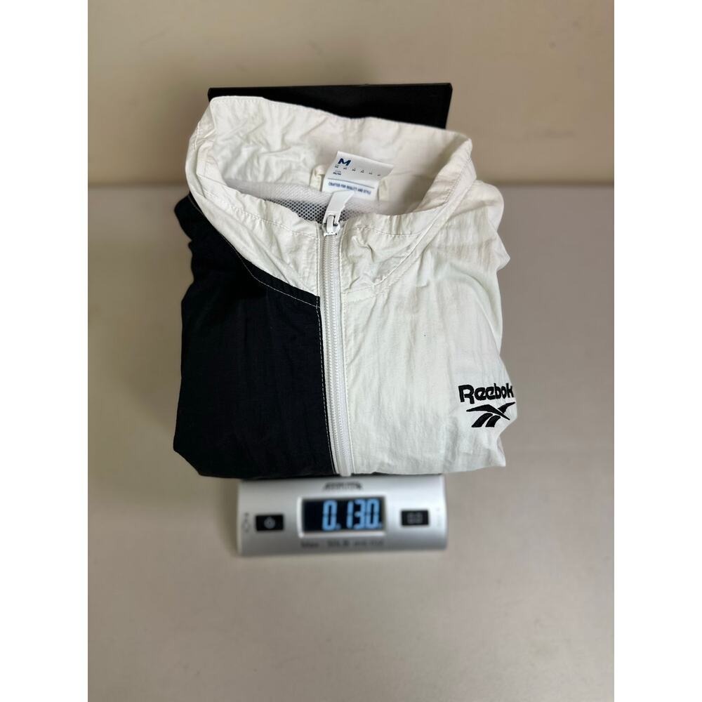 Reebok Mens Windbreaker Jacket Size Medium‎ Athletic Retro Y2K Baggy Streetwear - Picture 14 of 14